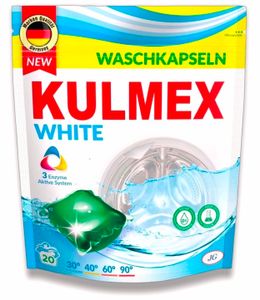 KULMEX® - Waschmittel (Caps) - White, 120 WL (6x20)