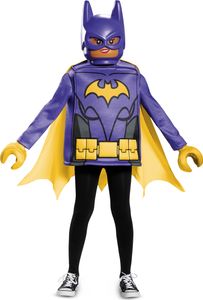 LEGO Batman Movie Batgirl detská sada kostýmov licenčný tovar fialovo-žltá LEGO Batman Movie Batgirl detská sada kostýmov licenčný tovar fialovo-žltá