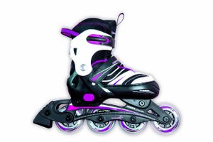 Muuwmi Sport Kinderinliner verstellbar, Gr. 33-36, lila Inline Skates Inliner jubi