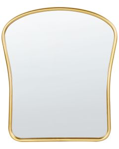 Wandspiegel Gold Metall 45 x 52 cm Wand-Dekorspiegel Hängende Dekoration im Vintage-Stil