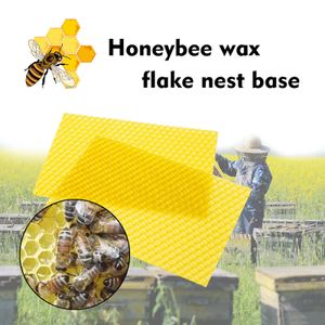 10pcs Biene Hive Wachs Flake Imker Blatt Nest Basis Wabenrahmen Foundation