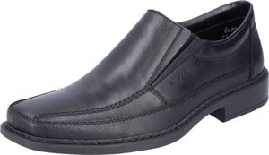 Rieker Herren Slipper eleganter Halbschuh Leder Gummizug B0873, Größe:43 EU, Farbe:Schwarz Rieker Herren Slipper eleganter Halbschuh Leder Gummizug B0873, Größe:43 EU, Farbe:Schwarz