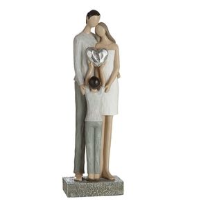 Skulptur "Eltern mit Sohn", Höhe 25cm, von Gilde