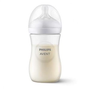 Avent Babyflasche Natural Response – Babyflasche, 330 ml, BPA-frei, für Babys ab 3 Monaten (Modell SCY906/01)