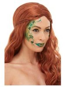 6-teiliges Schminkset Wald-Fee Elfe Aqua Make-up FX Efeu-Tattoos Glitzer