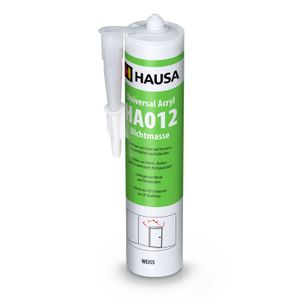 HAUSA Maleracryl HA012 elastische Acryl-Dichtmasse Innen & Außen weiß 310ml