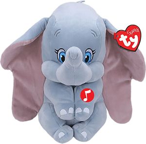 Ty Beanie Buddy Disney Dombo Knuffel met Geluid, 24cm