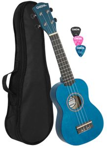 Cascha HH 3962 Ukulele Set Blue