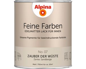 Alpina Feine Farben Lack Edelmatter Lack für Innen 750 ml No. 07 Zauber der Wüste
