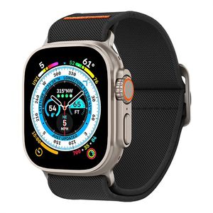 Spigen Apple Armband Fit Lite Ultra Watch 4/5/6/7/SE/8/9/Ultra 44/45/49mm Schwarz