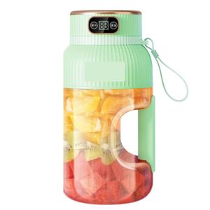 ruční mixér 1200 ml s displejem, přenosný mixér na koktejly, smoothie maker na cesty s USB kabelem - JUICECUP
