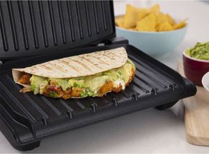 GEORGE FOREMAN Fitnessgrill Steel Family M Rot