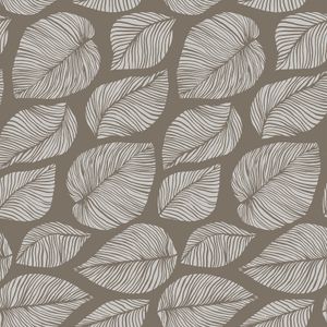 PVC Tischdecke Hazel Blätter taupe beige Wachstuch - Breite & Länge wählbar - abwaschbare Tischdecke, Größe:100 x 100 cm