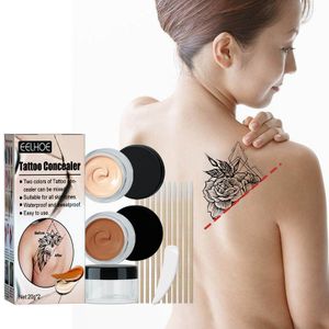Double Color Waterproof Concealer, professionelle Tattoo Concealer,Birthmarks Make-up Abdeckung Creme Set