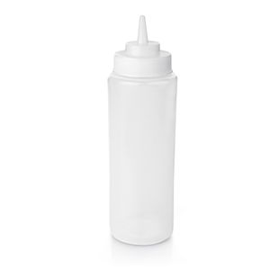 Quetschflasche, Kunststoff, 0,95 Liter, Farben wählbar : Transparent Variante: Transparent