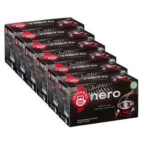 Teekanne Nero Schwarzer Tee kräftige Assam Auslese Stark 30g 6er Pack