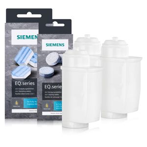 Siemens EQ.series Pflegeset - Entkalker, Reiniger & Wasserfilter Brita Intenza
