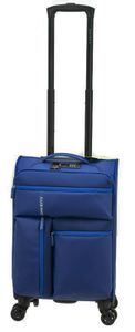 leichte Koffer, Handgepäck Trolley 35 Liter blau, Reisegepäck Stoffkoffer Davidts bei Bowatex.