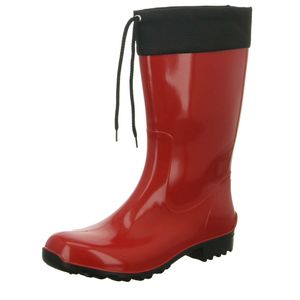 Bockstiegel Damen Gummistiefel Regenstiefel Sara, Farbe:Rot, Schuhgröße:EUR 41, Artikel:-6090 rot / schwarz