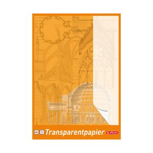 Herlitz Transparentpapierblock DIN A4 65 g/qm weiß