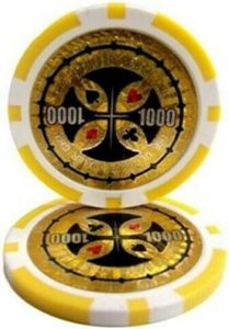 Pegasi Pokerchip 1000 - 11.5g - Casino Pokerchips - Spielchips Wertmarken - Poker Chips - Casino Pokerset - Texas Hold'em Poker Chips - Poker-Chips - 25 stücks