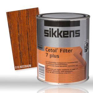 Sikkens Cetol Filter 7 Plus nussbaum Streichlasur Dickschicht 1000ml