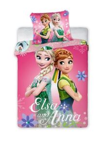 Obliečky do detskej postieľky Ľadové kráľovstvo - Elsa and Anna