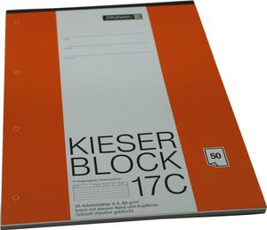 Block A4 Kieserblock liniert 50Bl