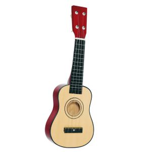 goki UC201 Ukulele, červená/čierna/prírodná