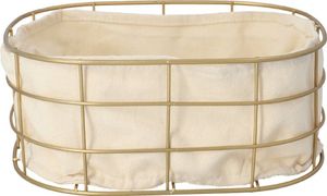 Warenkorb DUNCAN golden 25x20cm HOMLA