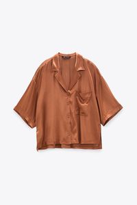 Koszula Zara Satin Shirt M