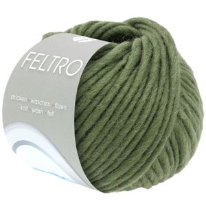 Lana Grossa FELTRO 0086 Dunkeloliv 50g
