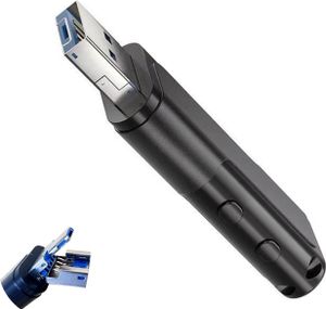 Digitaler Sprachrecorder U-Disk Flash-Treiber Sound Audioaktiviertes Diktaphon-Aufnahmegeraet Professionelle 32G-Speicherkarte mit USB- und Micro-USB-Schnittstelle fuer Vorlesungsgespraeche