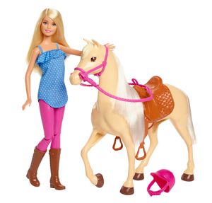 Barbie. Lalka + Koń Podstawowy