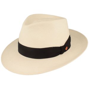Mayser Hochwertiger Panama Strohhut mit Stoffband-Garnitur und UV-Schutz 80