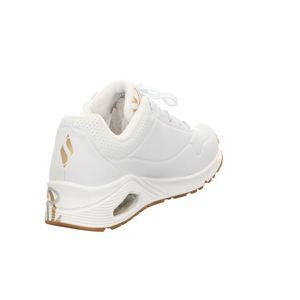 Skechers Dámské šněrovací boty Sportovní gumová podrážka White