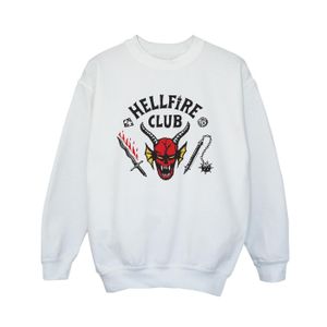 Netflix - "Stranger Things Hellfire Club" Sweatshirt für Jungen BI33680 (128) (Weiß)