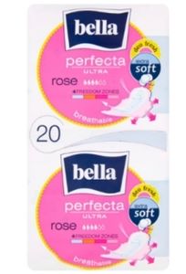 Bella Perfecta Ultra Rose ze skrzydełkami, podpaski higieniczne, 20 sztuk