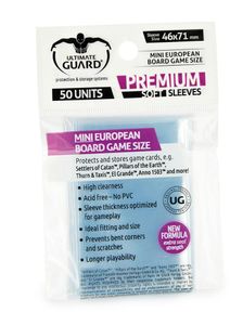 Ultimate Guard Premium Soft Sleeves Mini European (50)