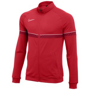 Nike Dri-FIT Academy Big Kids' Knit Soccer Track Jacket UNIVERSITY RED/WHITE/GYM RED/W XS