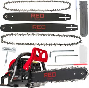 Benzin Kettensäge Motorsäge 5,7PS Motorkettensäge 2x Ketten 2x Schwerte 16'' 18'' Gartensäge Benzinsäge Benzin Kettensäge Motorsäge 5,7PS Motorkettensäge 2x Ketten 2x Schwerte 16'' 18'' Gartensäge Benzinsäge