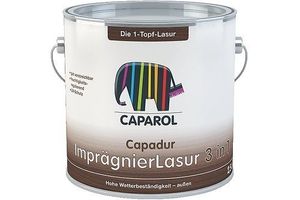 2x2,5 L Caparol Capadur ImprägnierLasur 3 in1 gegen Fäulniss & Bläue  außen 5 L Farbwahl, Farbe:Palisander