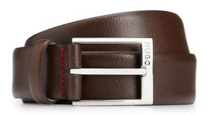 HUGO Gellot Sz35 Leather Belt W80 Dark Brown
