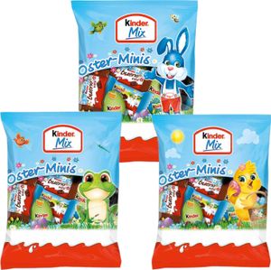 Kinder Mix Oster Minis Milchschokoladen mit Milchcreme Füllung 153g