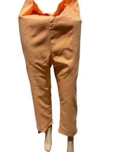 Tehotenské nohavice G-21011 oranžové Fischer Collection - veľkosť 36