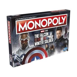 Hasbro - Monopoly - The Falcon and the Winter Soldier (englisch) Brettspiel Gesellschaftsspiel Marvel