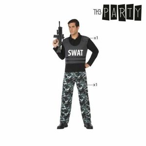 Verkleidung für Erwachsene Polizei Swat Größe: M/L