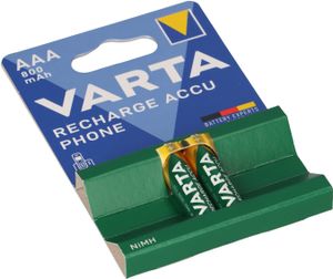 2x Akku AAA 1,2V 800mAh kompatibel Siemens Gigaset A415 A420
