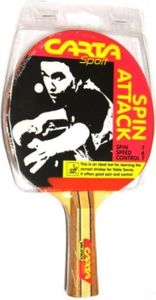Carta Sport - Tischtennisschläger "Spin Attack" CS1417 (Einheitsgröße) (Rot/Braun)