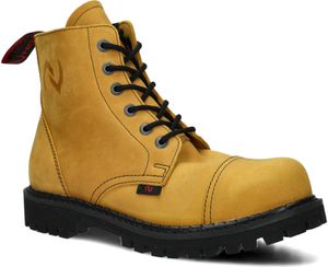 NAGABA Stahlkappenschuhe Damen Herren Stiefel 6H - Leder - Gelb - 45